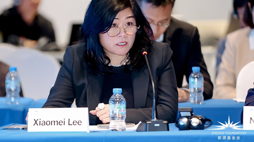 Day 9: Gensler Regional Managing Principal Xiaomei Lee speaking on panel